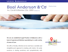 Tablet Screenshot of boalanderson.com